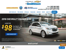 Tablet Screenshot of chevroletofsmithtown.com